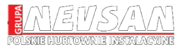NEVSAN – hurtownia instalacyjna, salon łazienek Logo